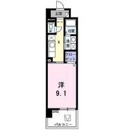 belle・franc祥鳥橋の間取り画像