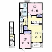メリディオ葛原Cの間取り画像