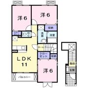 ミントリーフの間取り画像