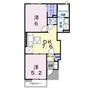 セレーノⅡ Aの間取り画像