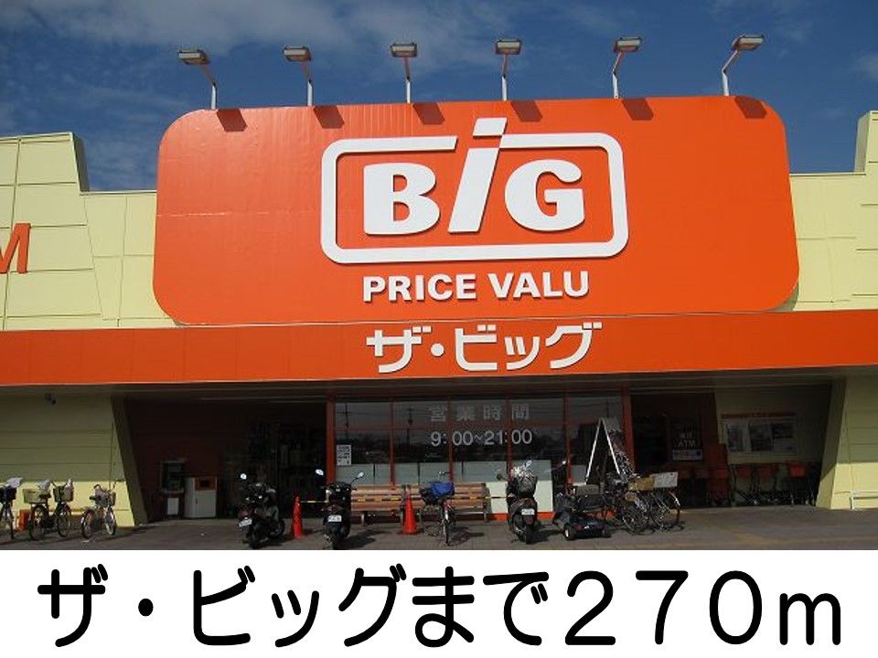 近くのザ・ビッグまで270m（徒歩4分）