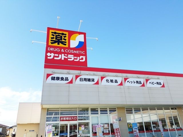 近くのサンドラッグ  岩崎店まで380m（徒歩5分）