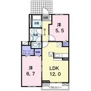 クリアネス F Ⅰの間取り画像