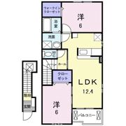 クリアネス F Ⅱの間取り画像