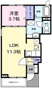 ベルハウスの間取り画像