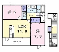 ヴァン フォーレⅠの間取り画像