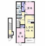 ヴァン フォーレⅡの間取り画像