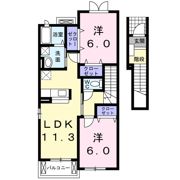 セレーノ Ⅱ棟の間取り画像