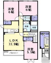 レイクヒルズの間取り画像