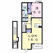 ヒルズ住吉 Bの間取り画像