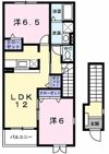 ミルトA （mild）の間取り画像