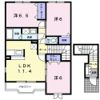 クレメントAの間取り画像