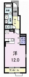 カーサSH Ⅱ棟の間取り画像