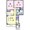 パークサイドAの間取り画像
