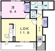 サンリット タウンDの間取り画像