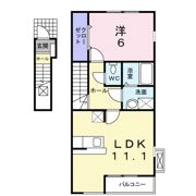 クレール笹川の間取り画像