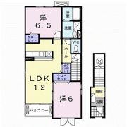 リーフガーデンⅠの間取り画像