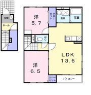 ファミーユ学園通の間取り画像