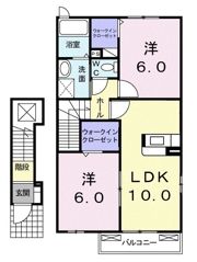 フォレストリバーBの間取り画像