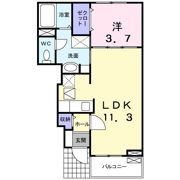 S．C．C．HーKの間取り画像