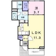 S．C．C．HーKの間取り画像