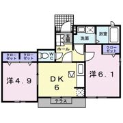 スプリング・ヒルズDの間取り画像