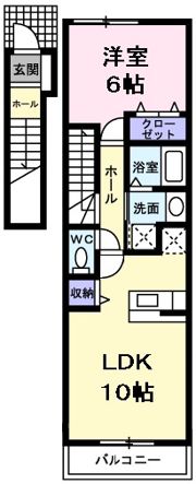エスポワールの間取り画像