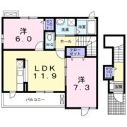 グラン・アヴェニールAの間取り画像