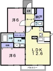 グラース大町の間取り画像