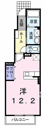ヴィラ・ブライト Ⅰの間取り画像