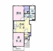 メゾンドフラン イシカラAの間取り画像