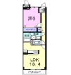 サニーブローテ住吉Ⅰの間取り画像