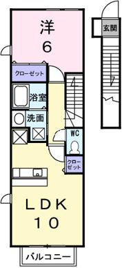 オーブ・プロムナードⅡの間取り画像