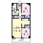 リベラ サンリット カーサの間取り画像