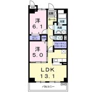 リベラ サンリット カーサの間取り画像