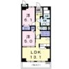 リベラ サンリット カーサの間取り画像
