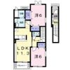 グレイスAの間取り画像