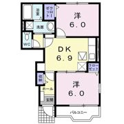 本町ハイツⅦの間取り画像