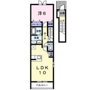 サンライズスクエアBの間取り画像