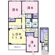 サンライズスクエアCの間取り画像