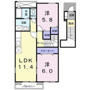 パストラーレⅡの間取り画像