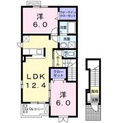 アルカンシェルCの間取り画像