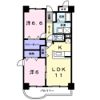 マンション グランデ カナバの間取り画像