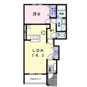 がーでんはうすY Ⅰ棟の間取り画像