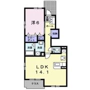 エレガント上青山の間取り画像