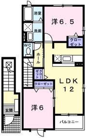 アバンツァート 1番館の間取り画像