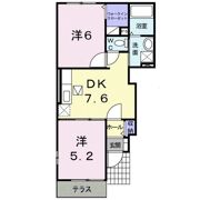 サザンクロス Ⅱの間取り画像