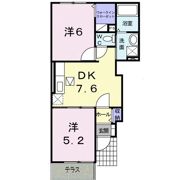 サザンクロス Ⅱの間取り画像