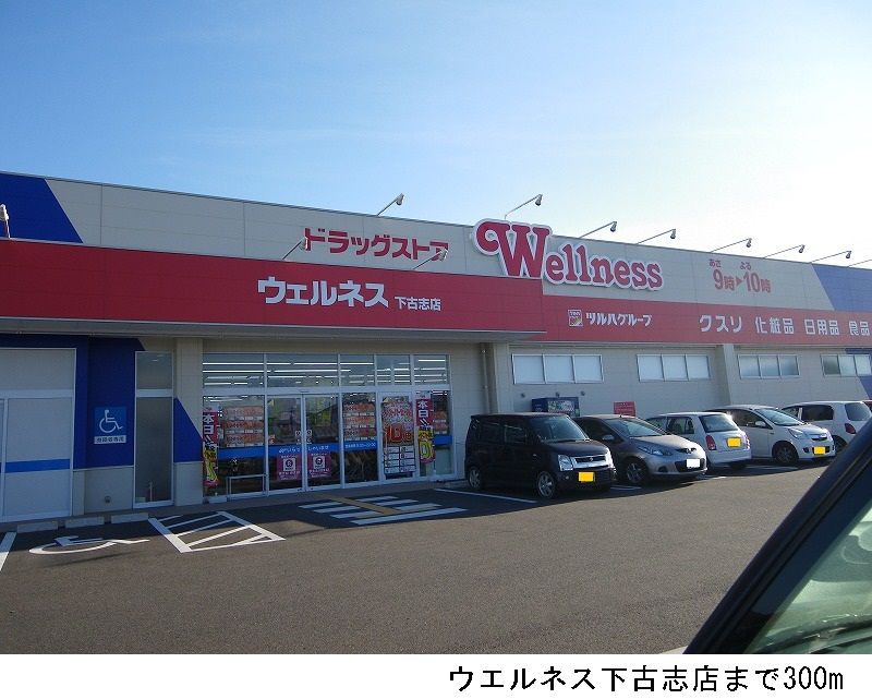 近くのウエルネス下古志店まで300m（徒歩4分）