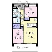 アンジュール 鶴川の間取り画像